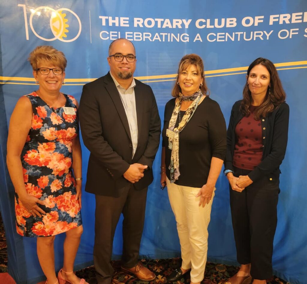 The Religious Coalition for Emergency Human Needs’ Executive Director Nick Brown and Development Director Megan Kula attended today’s meeting to thank the club for the grant they received for their Emergency Family Shelter through our Service Partners program.